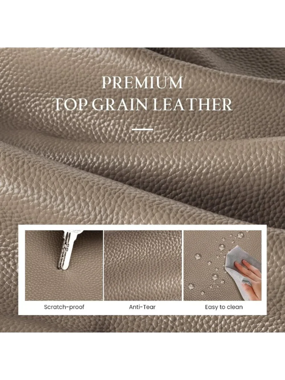 Soft Genuine Leather Slouchy Tote Hobo Shoulder Bag for Women - Travel Essential